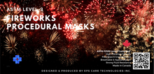 Load image into Gallery viewer, ASTM Level 3 Silk-Feel Fireworks Procedural Mask (Type-A)