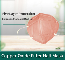 Load image into Gallery viewer, Premium KN95 Anti-Virus 5-Layer Copper Oxide Respirator