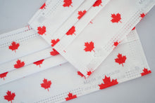 Load image into Gallery viewer, ASTM Level 3 Silk-Feel Maple Procedural Mask (White/Red Maple)