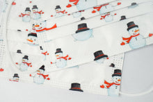 Load image into Gallery viewer, ASTM Level 3 Silk-Feel Snowman Children Mask (3-10 Years Old)