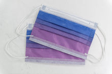 Load image into Gallery viewer, ASTM Level 3 Silk-Feel Gradient Colour Children Mask (Indigo Purple)