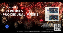 Load image into Gallery viewer, ASTM Level 3 Silk-Feel Fireworks Procedural Mask (Type-B)