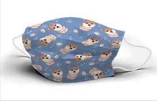 Load image into Gallery viewer, ASTM Level 3 Adult Procedural Mask (Shiba Inu)