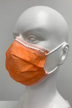 Load image into Gallery viewer, ASTM Level 3 Coloured Procedural Mask (Orange)
